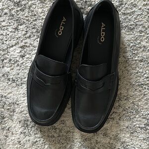 ALDO Women's Black Slip-On Loafers